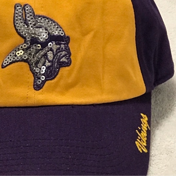 NFL Team Apparel - Minnesota Viking Woman's Football Cap - Picture 8 of 16